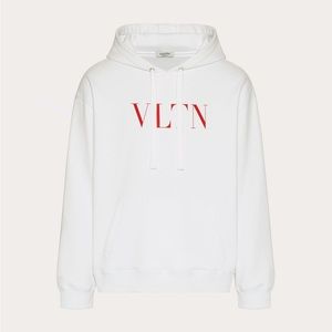 HOODED SWEATSHIRT WITH VLTN PRINT